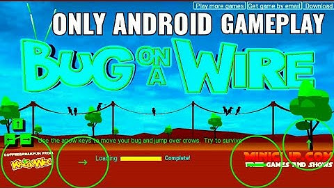 Bug On A Wire Mobile (Miniclip) Gameplay