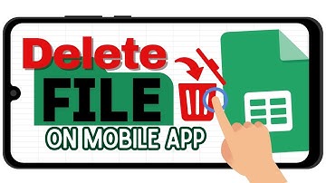 How to Delete a Google Sheets File on Mobile (Delete Forever)