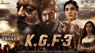 K.G.F : Chapter 3 | Trailer Hindi | Rocky Star Yash | Prabhas | Raveena Tondon | Prasanth Neel #kgf