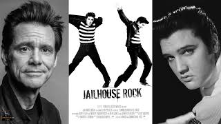 Elvis Presley   -  Jim Carrey  - I  want to be free  - Jailhouse Rock 1957 -  4k remastered