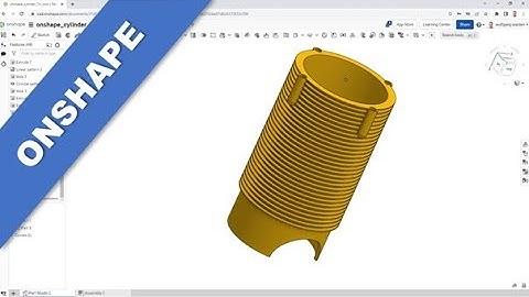 Zylinder - Cylinder (7 cylinder radial engine) - Onshape Training - Part Design