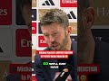 🗣Michael Carrick's INSTANT REACTION to Patrick Dorgu Injury🏥🤕 #mufc