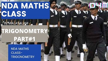 NDA MATHS CLASS |TRIGONOMETRY- PART#1 | D4M