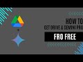 How to get Google Gemini Pro & 2TB Drive Storage for Free ┃ Gemini Pro ┃ Google Drive