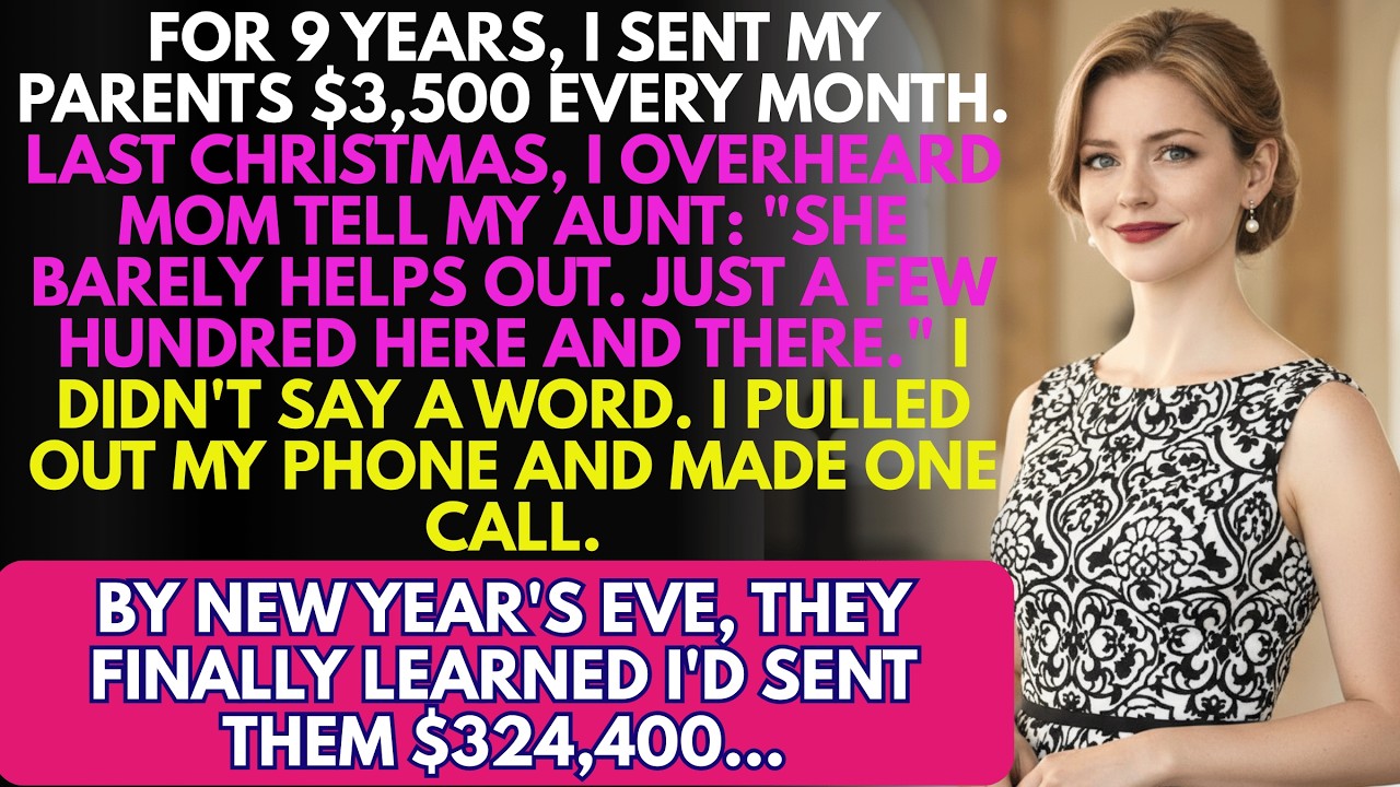 My Parents Called Me 'Self-Centered'—On New Year's Eve, I Showed The Family 9 Years Of Receipts...