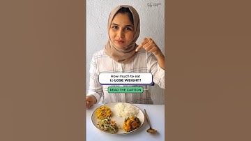 How much to EAT to LOSE WEIGHT? // MyHealthBuddy