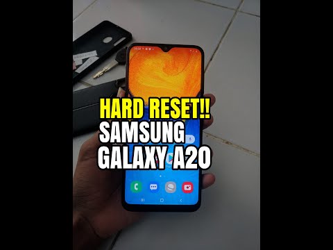 Cara Mudah Hard Reset | Samsung Galaxy A20
