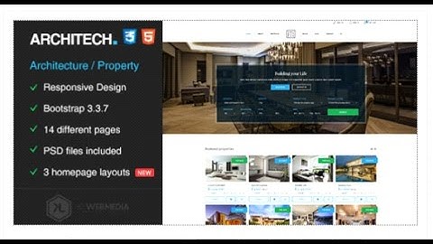 Architech - Single Property & Architecture HTML5 Template | Themeforest Download