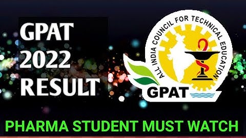 GPAT 2022 RESULT