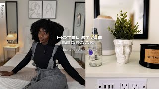 Airbnb / Hotel Style Bedroom Decor & Tour | Bougie on a budget | dezariaminterior