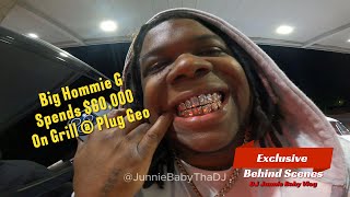 Big Homie G $60,000 Grill 1 of 1 @ Plug  Geo / Behind Scenes / Junnie Baby Vlog