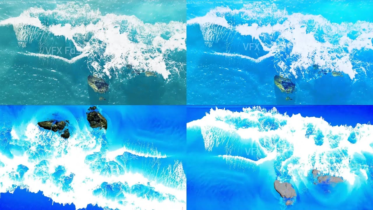 Karma xpu render beautiful foam wave project file hip houdini - YouTube