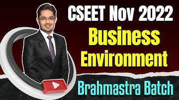 FREE CSEET Business Environment Online Classes for November 2022 | Lecture 3