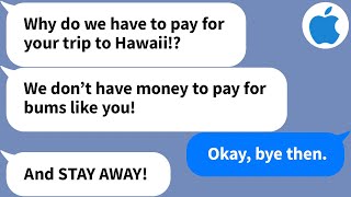 【Apple】My brother's wife wants us out of Hawaii, so we left immediately, but she regrets it quickly Update