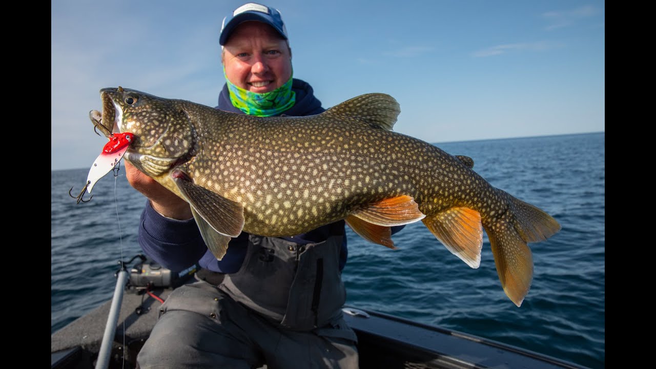 Insane Lake Trout Action on Blade Baits!! 