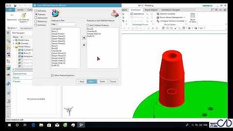 NX12 Tutorial - Thiết Kế Và Lắp Ráp - 10 4  Tạo Thành Phần Tùy Biến