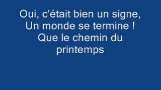 Voyage dans le temps - Anastasia chords