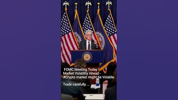 FOMC | FOMC Meeting live today| fed rate cut |  @EyeCryptoindia #cryptotrading