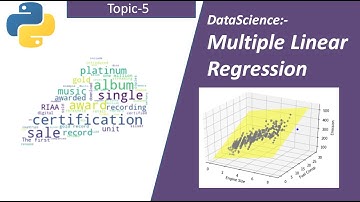 Lecture-5 | Multiple Linear Regression | Supervised Learning | Statistics | Using Python