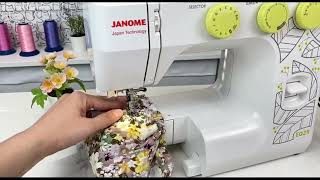 Обзор электромеханической швейной машины Janome EQ25