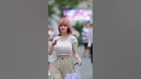 TOP CHINESE BEAUTIFUL GIRL STREET FASHION STYLE OUTFIT TIKTOK TRENDY 🔥🥀#shorts
