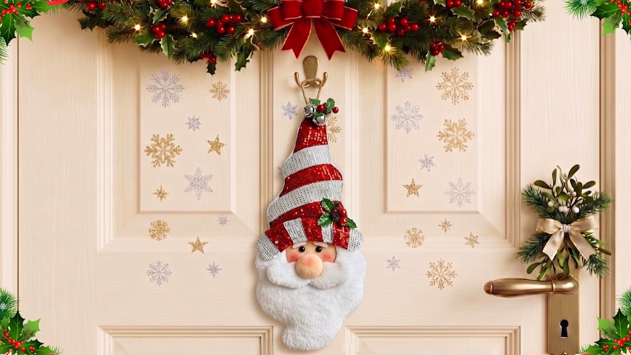 DIY Christmas Wreath idea From Ordinary Materials | DIY Easy