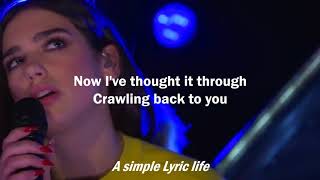 Do I Wanna Know? - dua lipa; lyrics chords