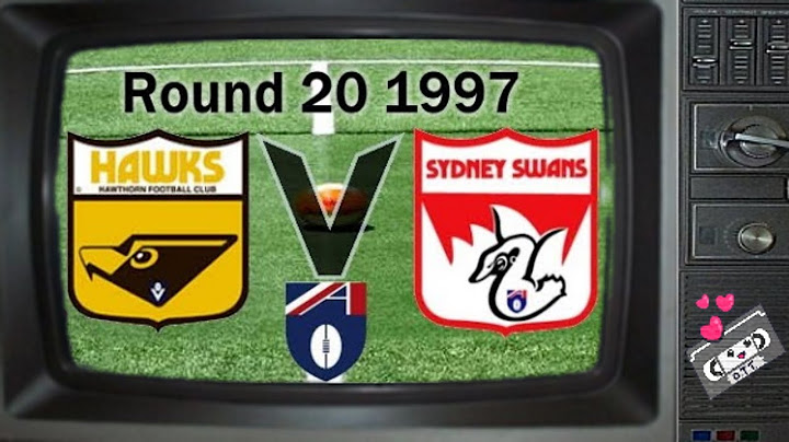 Hawthorn V Sydney Round 20 1997