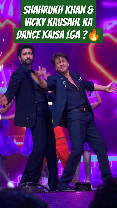 SHAHRUKH KHAN & VICKY KAUSHAL Dancing On Mere Mehboob Mere Sanam Is The Baap Of All Collabs! #shorts