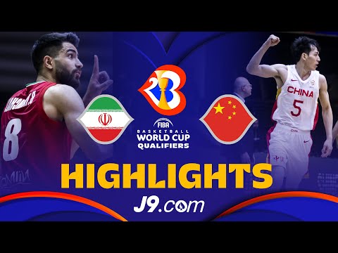 🇮🇷 Iran vs 🇨🇳 China | Basketball Highlights - #FIBAWC 2023 Asian Qualifiers