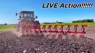 Various tractors in action in the fields (Case/Deere/Ferguson/Valtra/Holland/Claas) [Pure sound ON]