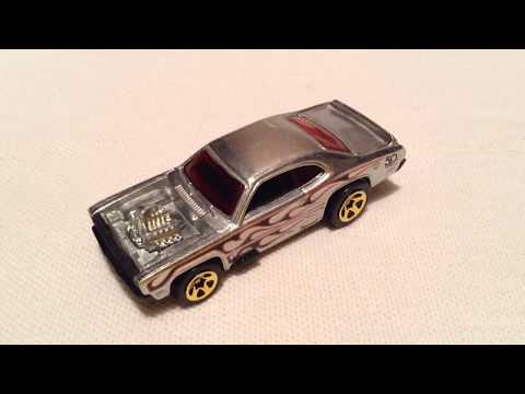 Hot Wheels Plymouth Duster Thruster (2018 Walmart Exclusive 50th Anniversary Zamac Flames)