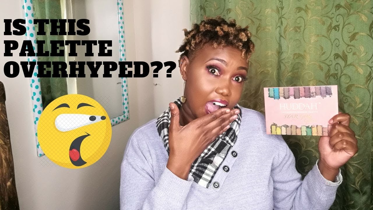 Is it overhyped?? //Huddah star girl palette review | Kanai beauties