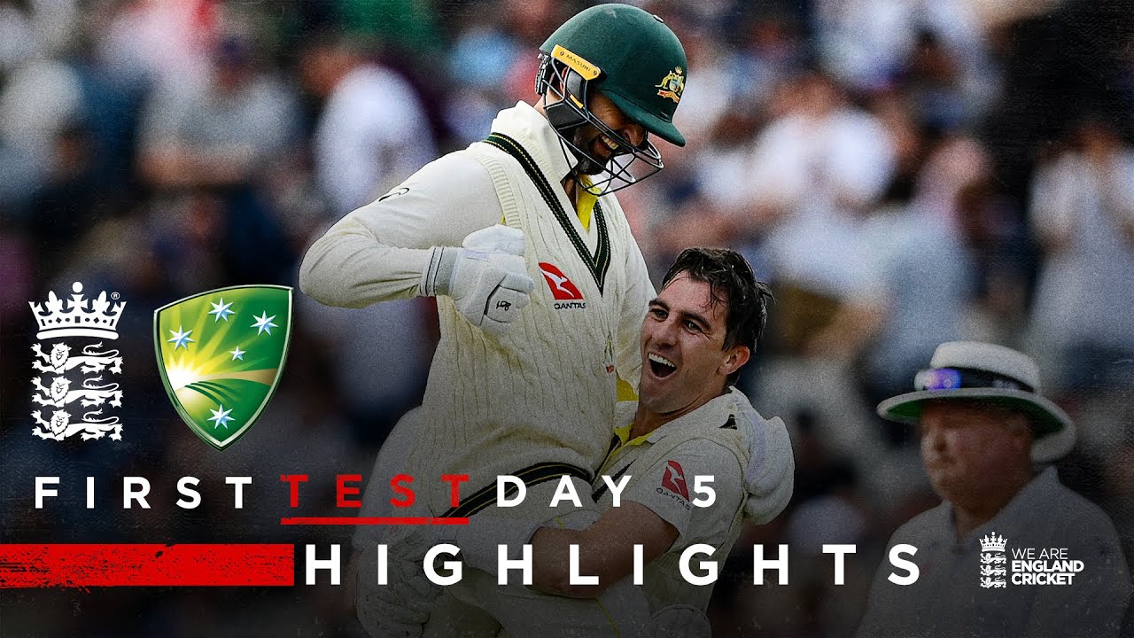 Australia Claim a Classic Highlights - England v Australia Day 5 LV/u003d Insurance Test 2023