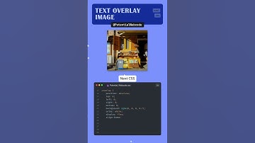 Text Overlay Image Website Design HTML CSS  #htmlcss #coding #webdesign #shorts #cssanimation