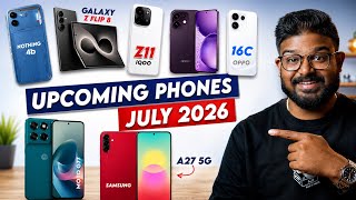 Upcoming Phones In July 2026 ⚡ Top 10 Biggest Smartphone Launches In India | Upcoming Smartphones