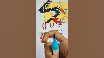 I tried to draw SPONGEBOB in😭 4 styles✨( part 3) |VEDIKA CREATIONS