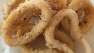 HOW TO MAKE CALAMARI - SALT AND PEPPER SQUID