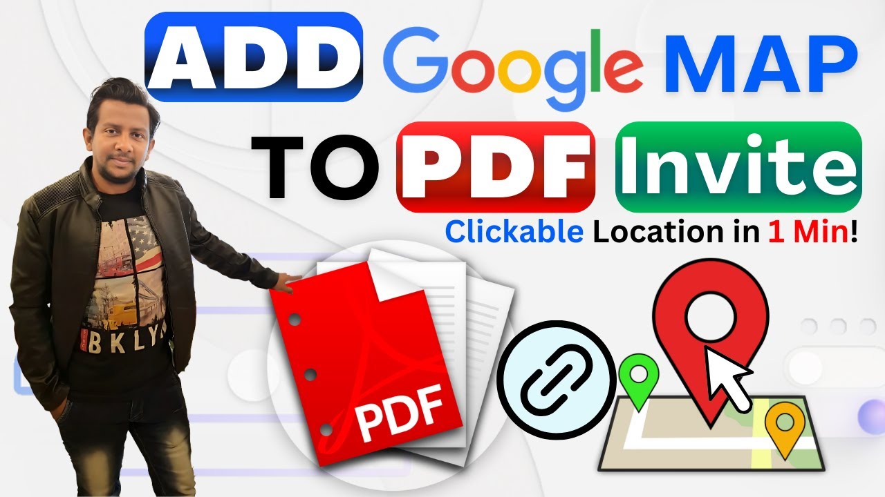 How to Add Google Map Location in PDF Invitation – Step-by-Step Guide