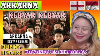 ARKARNA - KEBYAR KEBYAR || FILIPINA REACTS