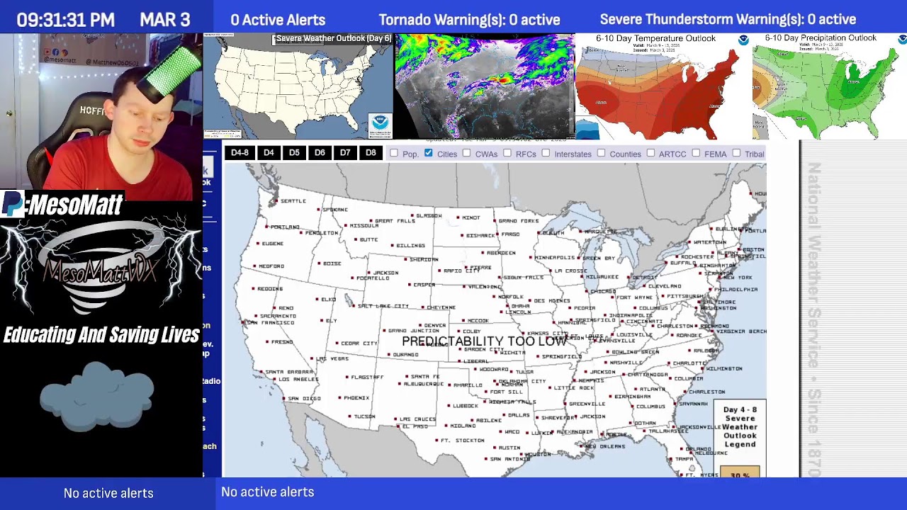 March 3rd, 2026 Live Weather Update
