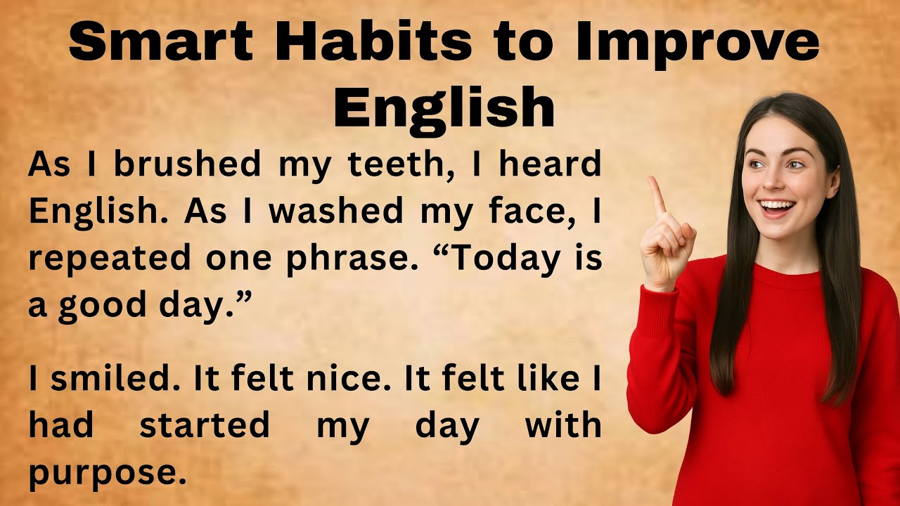 Daily Routines || Daily smart Habits to Improve Your English || Bookish English
