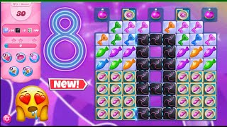 Crazy jelly fish color Bomb bonbon blitz special | Candy crush saga special level screenshot 4