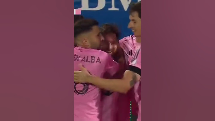 Messi magical goal 😱for inter Miami fc