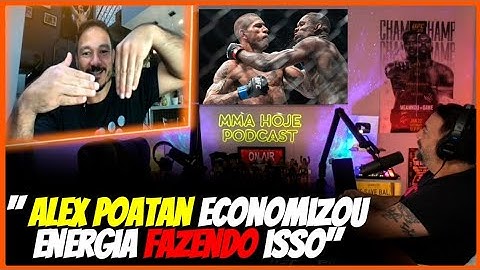 O REI DAS ANALISES VITOR MIRANDA ANALISOU A ESTRATÉGIA DE ALEX POATAN CONTRA ISRAEL ADESANYA