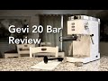 Gevi 20 bar home espresso machine review  test