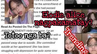 Elodie Alice |lifana ambiyah Viral| Trending.Dahil sa Kumakalat na Video|