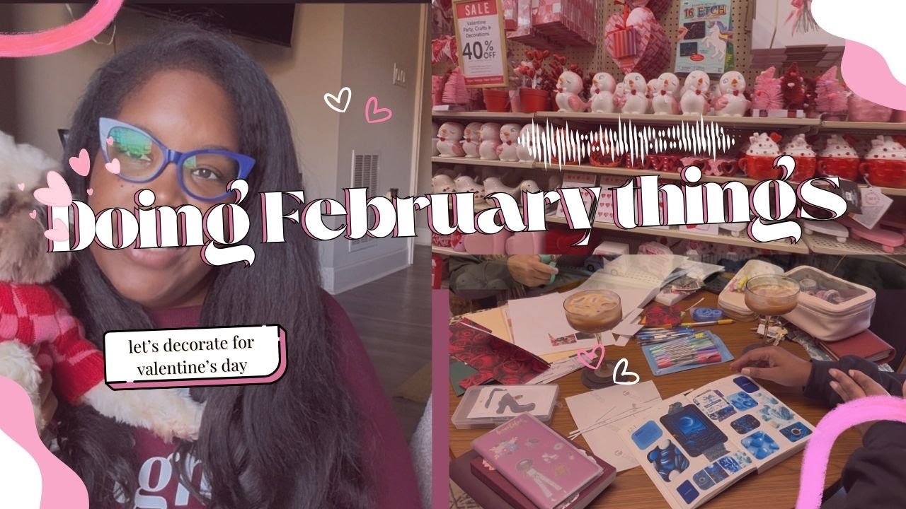 Preparing for February ❤️ Let’s decorate for Valentine’s Day and my birthday, Hobby Lobby Haul ❤️🌹🎂
