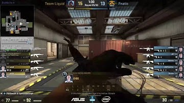 CS:GO Elige intentional DOUBLE TeamKill at ESL ONE [POV]