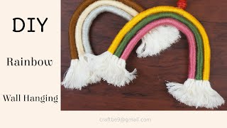 DIY - Easy Rainbow Wall Hanging